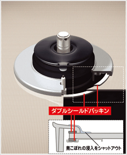 煮こぼれをシャットアウト