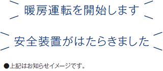 使用状態をお知らせ　音声メッセージ機能