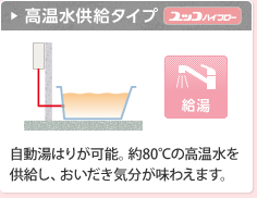 高温水供給タイプ