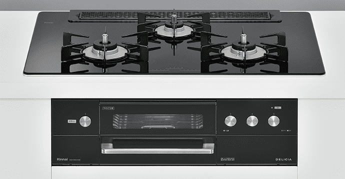 オンラインストアオーダー [RHS71W30E13RASTW]リンナイ ガスビルトインコンロ DELICIA（デリシア） 3V乾電池 操作部シンプル  ワイ ガスコンロ ENTEIDRICOCAMPANO