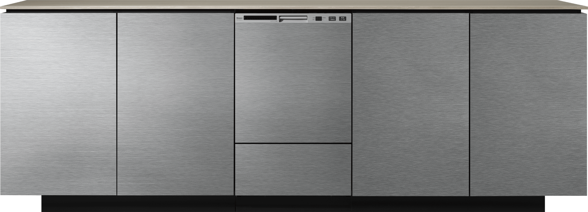 通販店 ﾘﾝﾅｲ 食洗乾燥機(新築用) 深型 :RKW-SD401GP (80-8281)∴∴ 食器洗い乾燥機