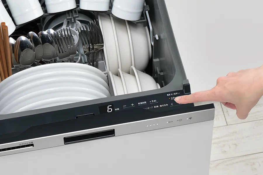 リンナイ食器洗い乾燥機コンパクトシリーズ ブラック - 4
