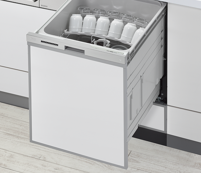 食器洗い乾燥機 洗剤洗浄タイプ：スライドオープン（深型）RSW
