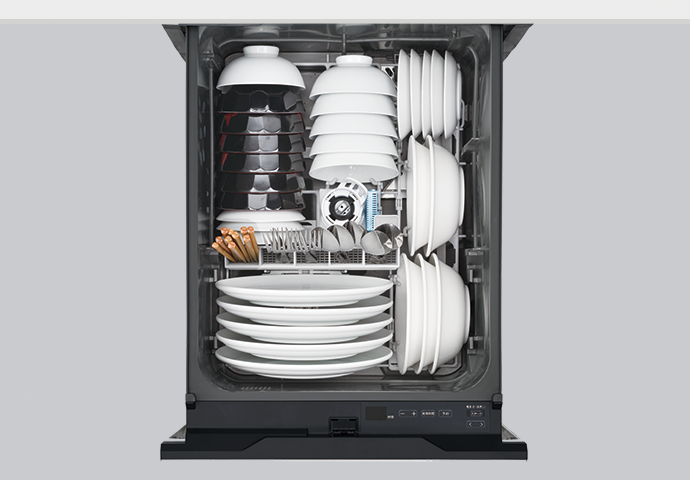 食器洗い乾燥機 洗剤洗浄タイプ：フロントオープンタイプ RSW-405LP リンナイ