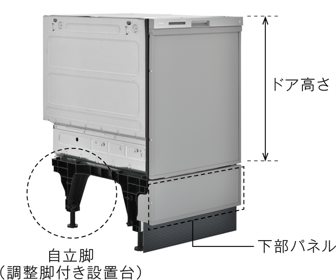 ﾘﾝﾅｲ 食洗乾燥機(新築用) 深型：RKW-D401LPMA (80-9784)∴∴