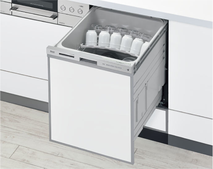 食器洗い乾燥機 洗剤洗浄タイプ：スライドオープン（深型）RSW-D401AE