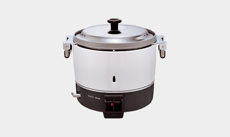 新製品　都市ガス　ホース付属　リンナイ　業務用ガス　炊飯器　6.0Ｌ/3升 　RR-300C-B　内窯フッ素無し